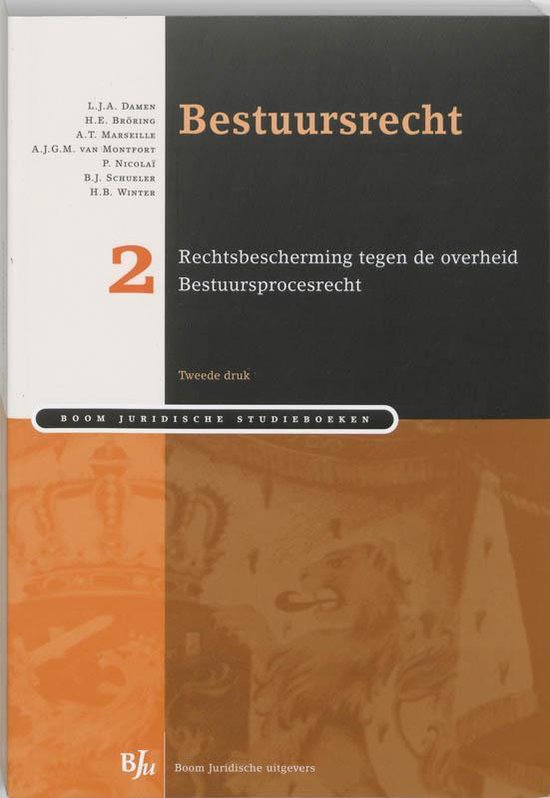 Kaft van 2 Bestuursrecht