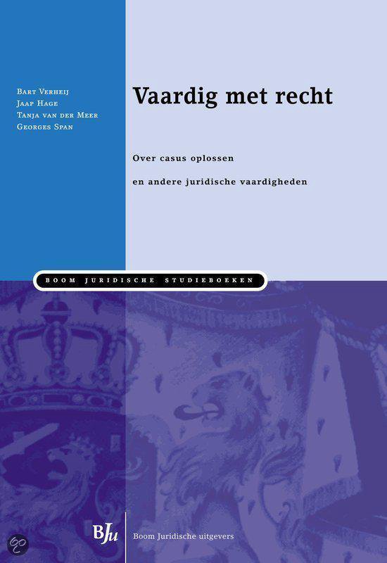 Kaft van Vaardig Met Recht