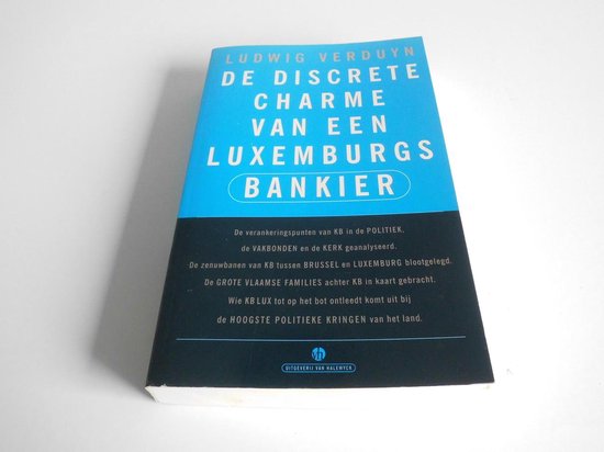 Kaft van Discrete charme v/e Luxemb.bankier