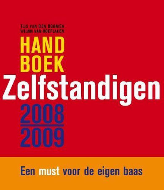 Kaft van Handboek Zelfstandigen 2008/2009