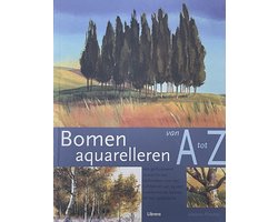 Kaft van Bomen Aquarelleren Van A Tot Z