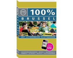 Kaft van 100% stedengidsen - 100% Brussel