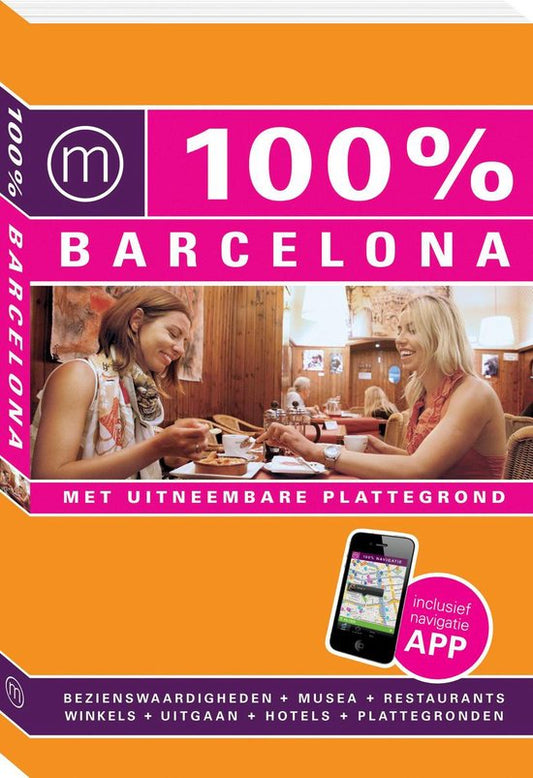Kaft van 100% stedengidsen - 100% Barcelona