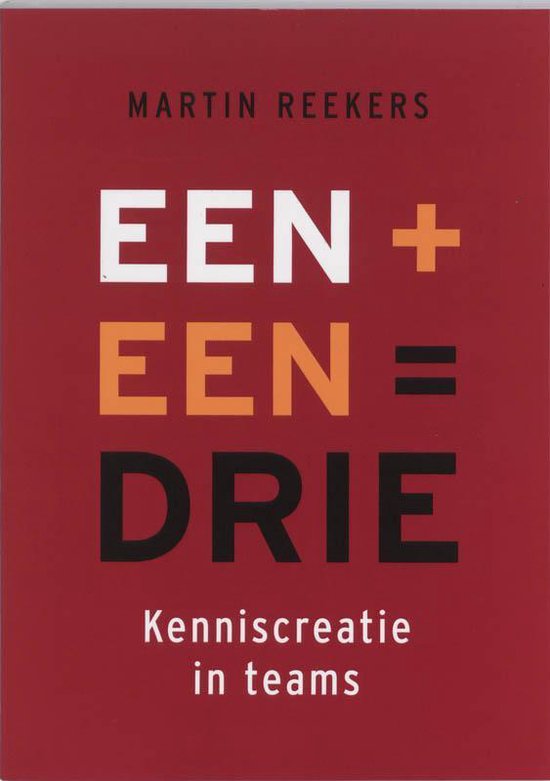 Kaft van Een Plus Een Is Drie