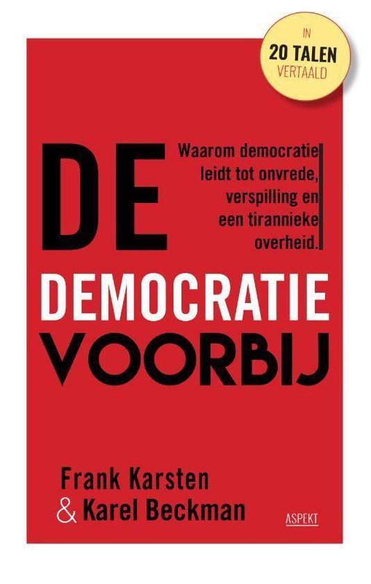 Kaft van De democratie voorbij