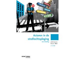 Kaft van Actoren in de strafrechtspleging
