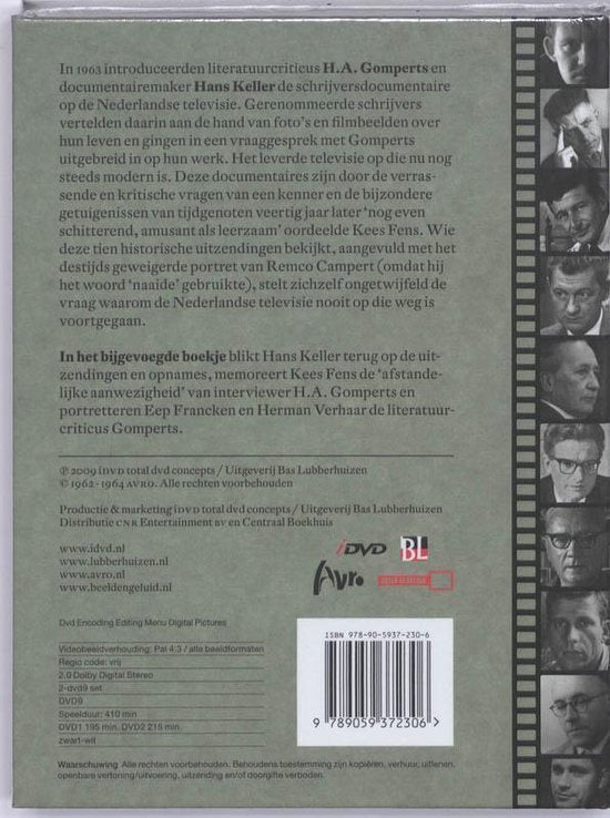 Kaft van Literaire ontmoetingen : de legendarische tv-documentaires van H.A. Gomperts en Hans Keller