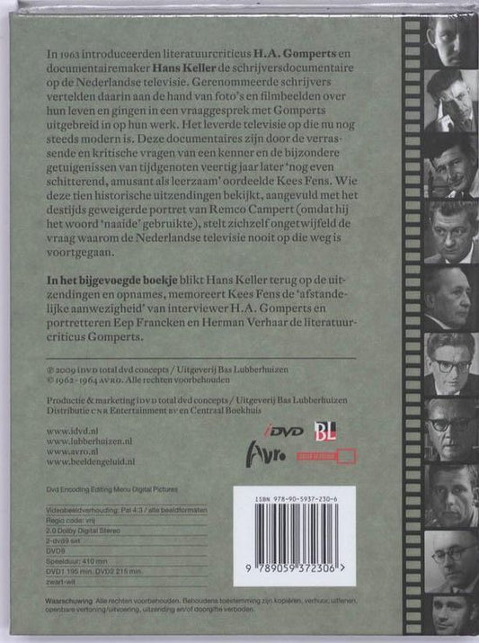 Kaft van Literaire ontmoetingen : de legendarische tv-documentaires van H.A. Gomperts en Hans Keller
