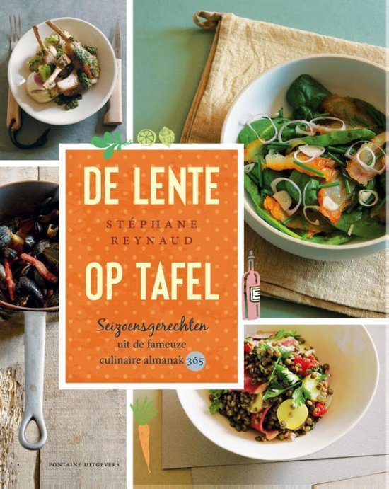 Kaft van De lente op tafel