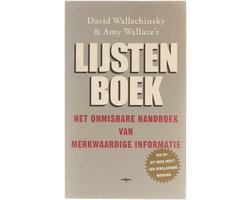 Kaft van Lijstenboek Het Onmisbare Handboek Van M