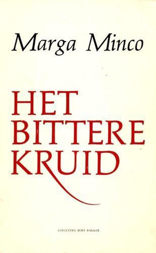 Kaft van Het bittere kruid