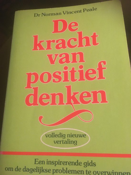 Kaft van Kracht Van Positief Denken Pap