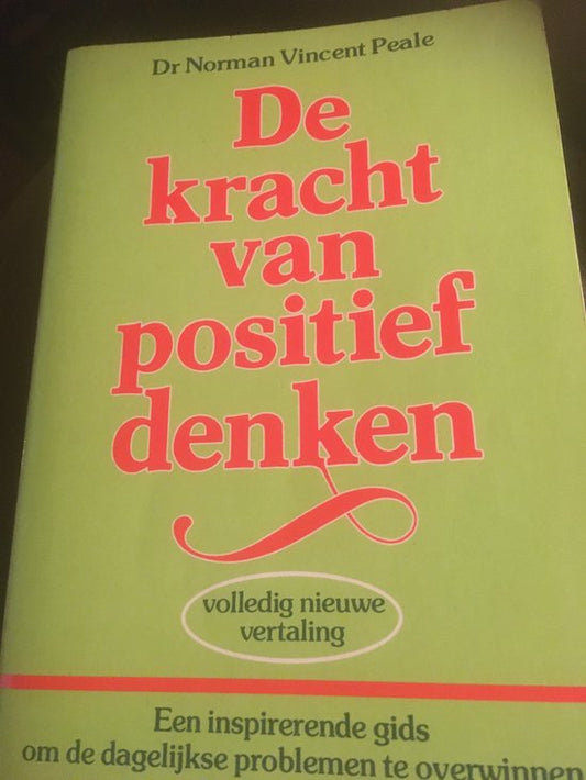 Kaft van Kracht Van Positief Denken Pap
