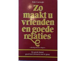 Kaft van Zo maakt u vrienden en goede relaties
