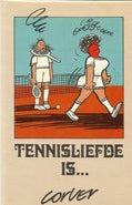 Kaft van TENNISLIEFDE IS