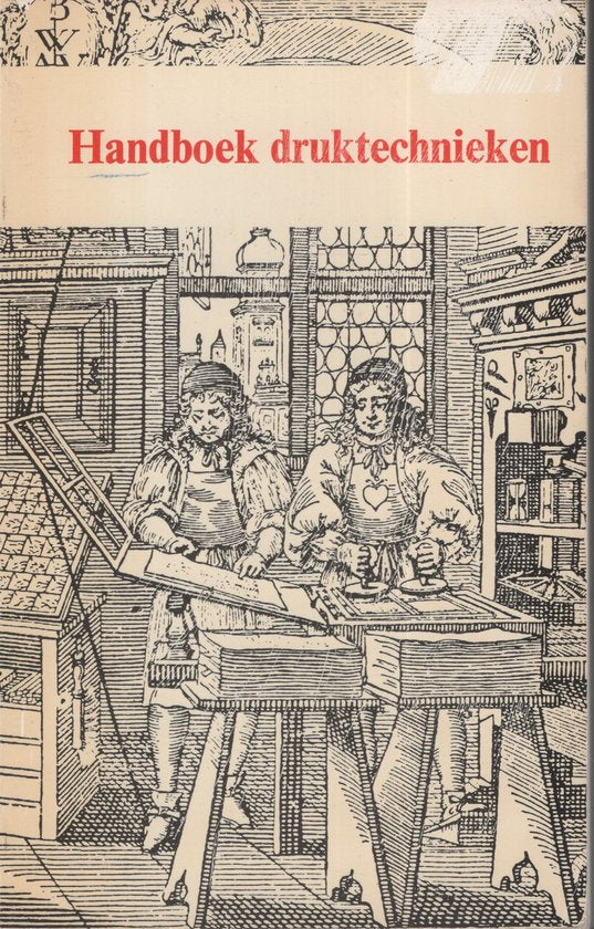 Kaft van Handboek druktechnieken