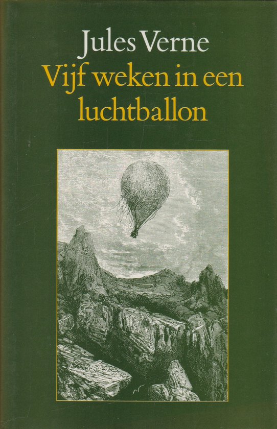 Kaft van Vijf weken in een luchtballon