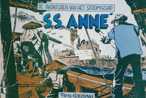 Kaft van Avonturen v.h. stoomschip ss anne 1