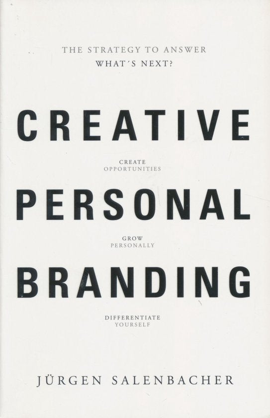 Kaft van Creative personal branding