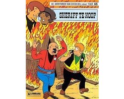 Kaft van De avonturen van Chick Bill door Tibet no 45: Sheriff te koop