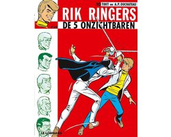 Kaft van Rik Ringers: 010 De 5 Onzichtbaren