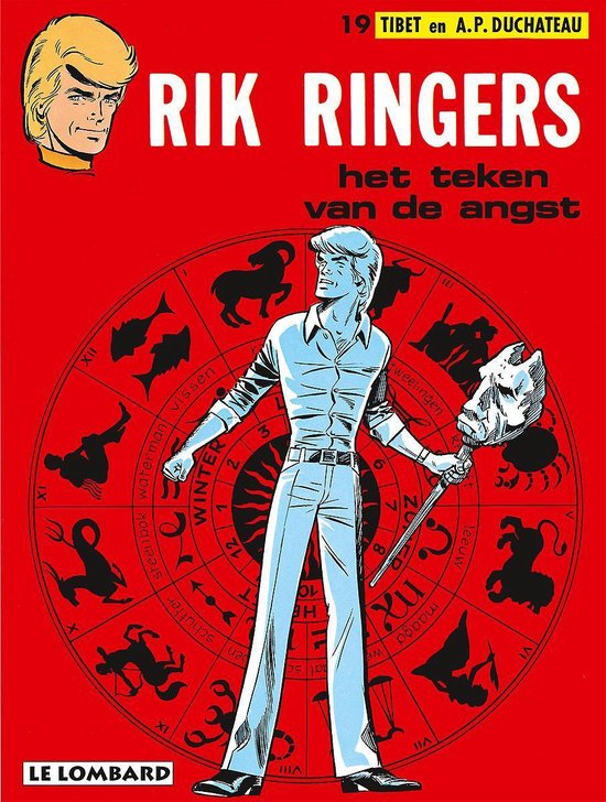 Kaft van Rik ringers 19. het teken van de angst