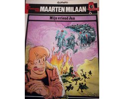Kaft van Maarten Milaan no 6 - Mijn vriend Jan (strip door Godard)