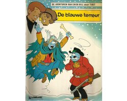 Kaft van De avonturen van Chick Bill nr. 48; De blauwe terreur