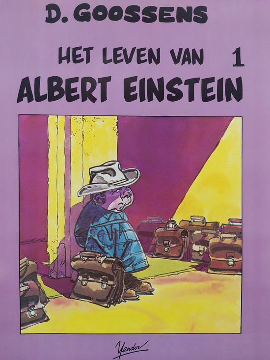 Kaft van Leven van albert einstein 1