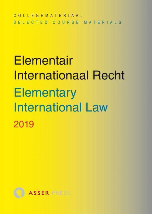Kaft van Elementair Internationaal Recht 2019