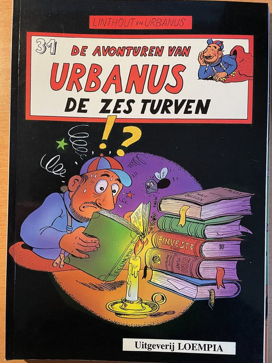 Kaft van De zes turven