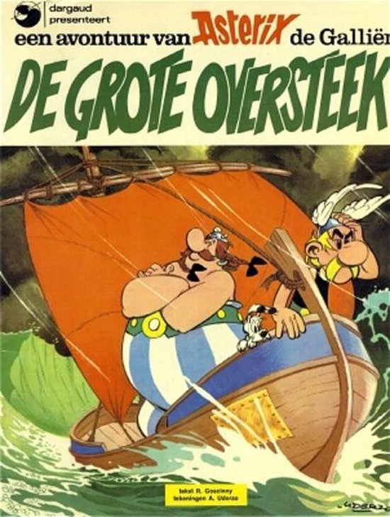 Kaft van Asterix 22: De grote oversteek