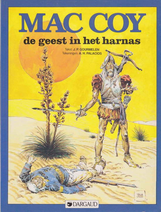 Kaft van Mac Coy 16 : De Geest in het Harnas