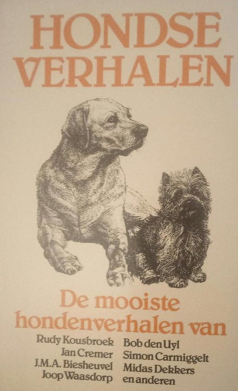 Kaft van Hondse verhalen. de mooiste hondenv