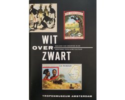 Kaft van Wit over zwart bezoekersboekje