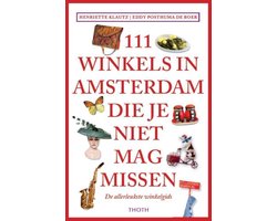 Kaft van 111 Winkels in Amsterdam die je niet mag missen