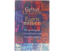 Kaft van Groot lexicon van eigennamen