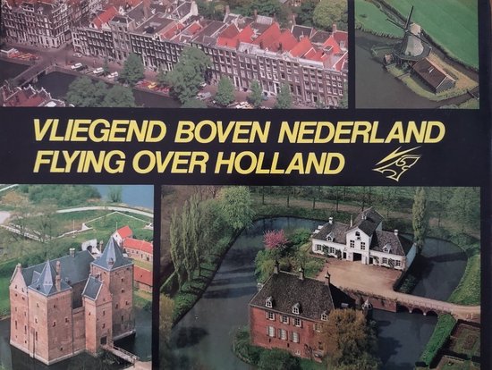 Kaft van Vliegend boven nederland flying over holland