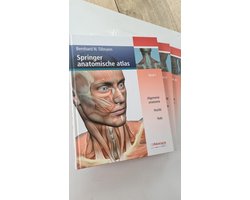 Kaft van Springer anatomische atlas [3 delen in cassette]