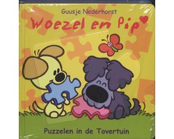 Kaft van Woezel & Pip puzzelboek