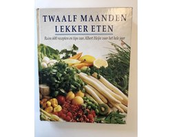 Kaft van Twaalf maanden lekker eten