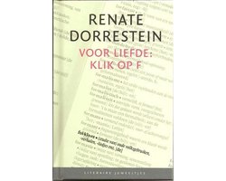 Kaft van Voor liefde: klik op F door Renate Dorrestein