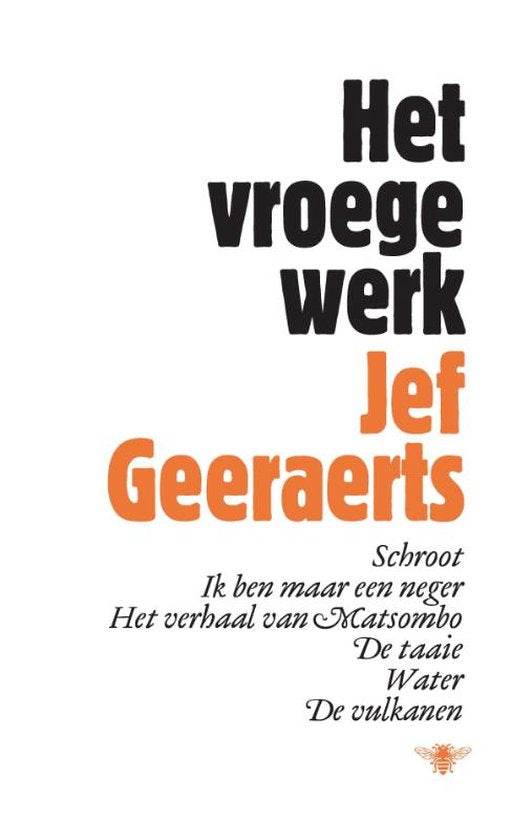 Kaft van Het vroege werk