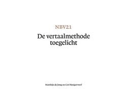 Kaft van NBV21 - De vertaalmethode toegelicht