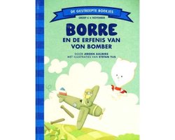 Kaft van De Gestreepte Boekjes  -   Borre en de erfenis van Von Bomber