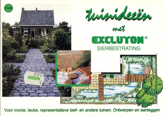Kaft van Tuinideeen met excluton sierbestrating