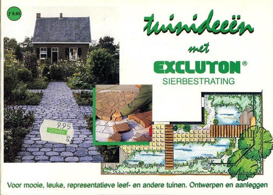 Kaft van Tuinideeen met excluton sierbestrating