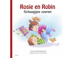 Kaft van Rosie en Robin - Schaapjes voeren
