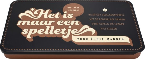 Kaft van Het is maar een spelletje - Voor echte mannen