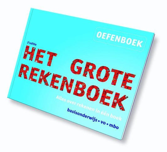 Kaft van Het Grote Rekenboek - Het grote rekenboek oefenboek